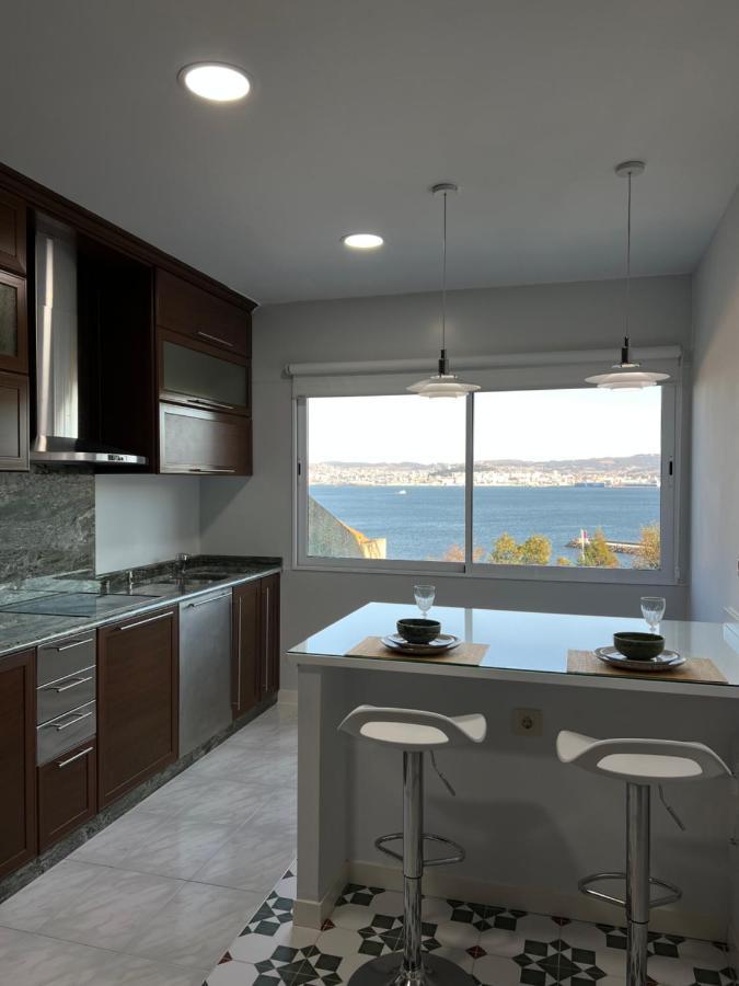 Apartamento En Cangas - Vistas Al Mar Esterno foto